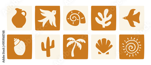 Summer abstract vector naive elements