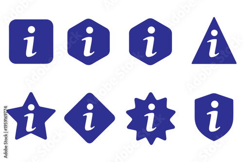 “Information Icon Vector – Modern Minimal Info Symbol in Flat Design”