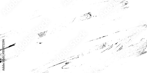 Abstract white grunge texture background with distressed black scratches monochromatic texture is ideal for creating vintage overlays.