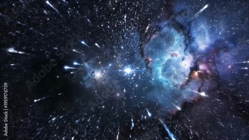 Deep Space Galaxy Nebula Stars Universe Background 4K Loop