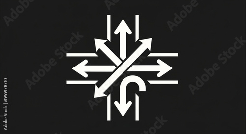 Complex Intersection Navigation - A Visual Guide to Road Directions.