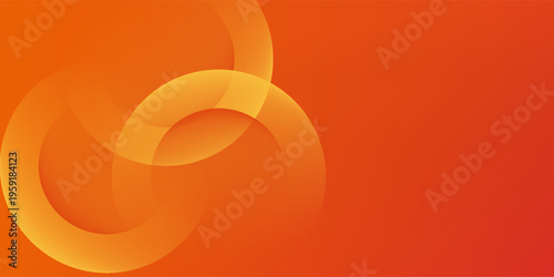 Colorful orange circle pattern 3D background gradient with soft pastel color design. Abstract template and modern stylish texture background.