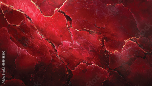 Red marble texture and background for design.