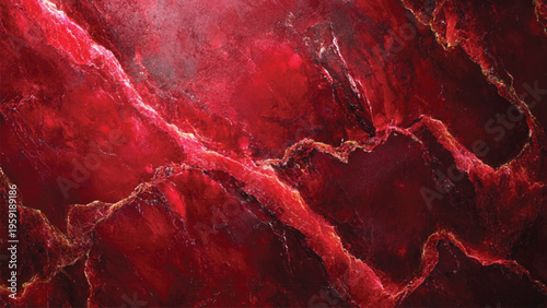 Red marble texture and background for design.