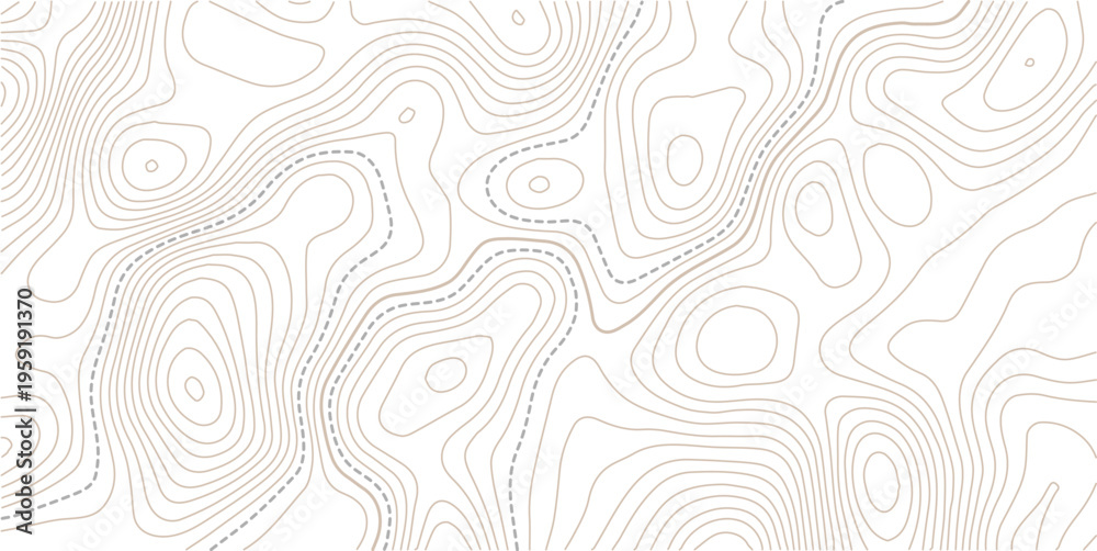 Fototapeta premium Vector geographic contour mounted map background. Abstract minimal The patter discovery vector topo map.abstract wavy background. topographic contour background.