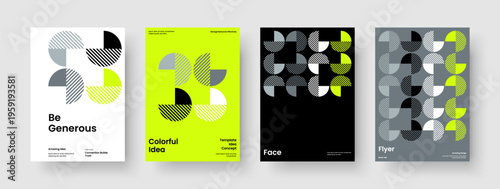 Geometric Flyer Design. Creative Report Template. Abstract Book Cover Layout. Brochure. Poster. Business Presentation. Banner. Background. Pamphlet. Journal. Notebook. Brand Identity. Newsletter