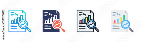 Benchmarking icon set multiple style collection