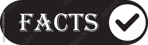 Fact myth icon collection group with truth and false symbols check mark cross speech bubble information concept flat vector for web app infographic design isolated background.