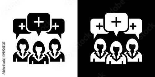 Demand icon set multiple style collection