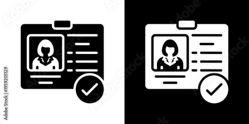 Identity icon set multiple style collection