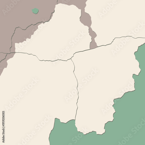 Cracked and peeling paint texture on a distressed surface