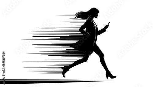 silhouette of a woman