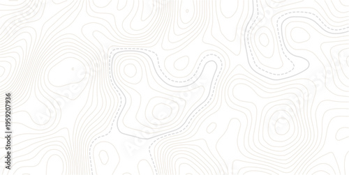 Vector geographic contour mounted map background. Abstract minimal The patter discovery vector topo map.abstract wavy background. topographic contour background.