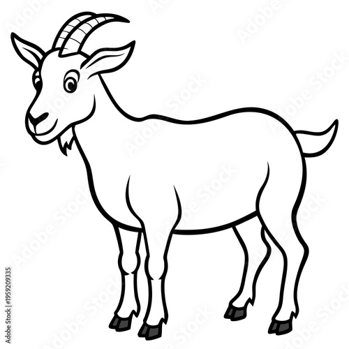 goat vector illustration