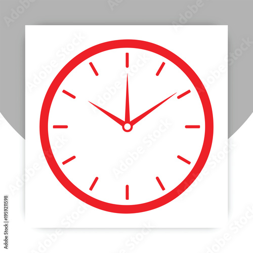 Precision Time: A simple, uncluttered, and meticulously crafted analog clock, radiating a sense of order and punctuality, highlighting the essence of precise timekeeping.