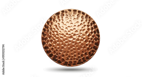 Golf Ball Dimpled Sports Equipment Closeup.