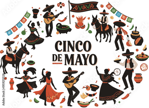 Cinco de mayo fiesta celebration mexican heritage and culture