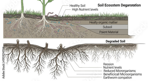 Soil Ecosystem Degradation Comparison