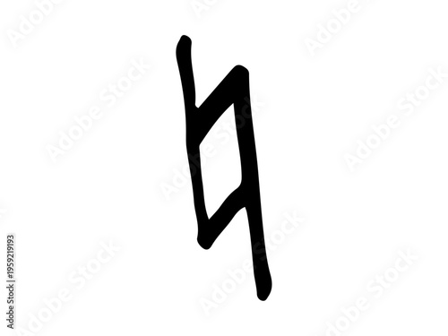 シンプルな手書きの音符