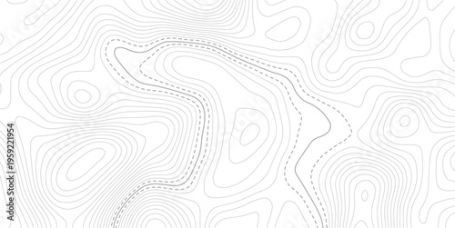 Topographic map patterns, topography line map. Vintage outdoors style.topographic line contour map background, geographic grid map, stock vector illustration.
