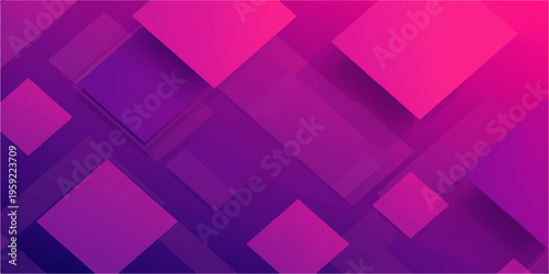 Abstract pink and purple backdrop featuring a lilac mosaic pattern with square and triangle shapes for a modern technology wallpaper or business illustration