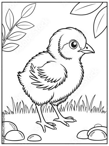 vector illustration of a chicken