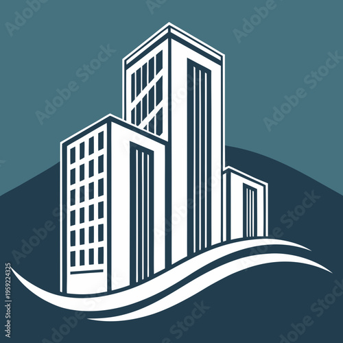 vector illustration of building