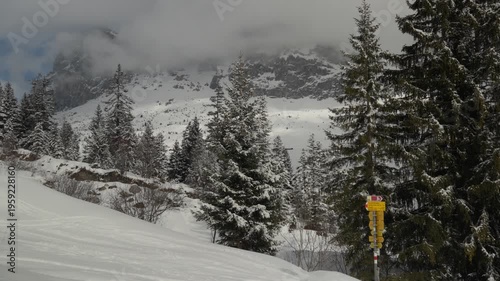 winter in the mountains