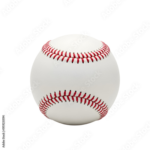Baseball on white background isolated on transparent background