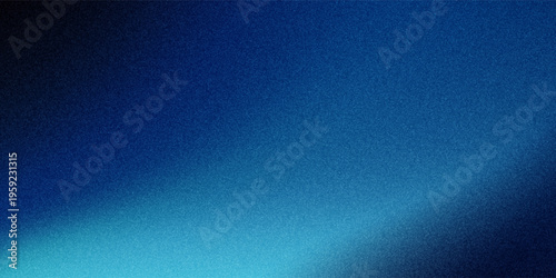 Blue grainy gradient background empty space noise texture blurred dark light header backdrop poster banner design