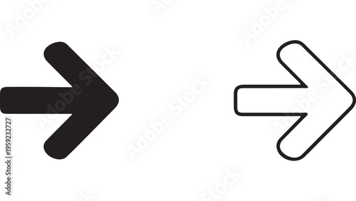 Arrow icon set with transparent background