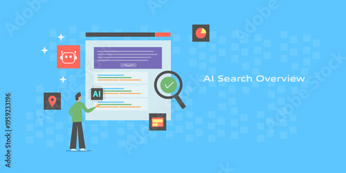 AI search platform delivering content summarization, contextual web reference and AI SEO strategy processing, for digital business.