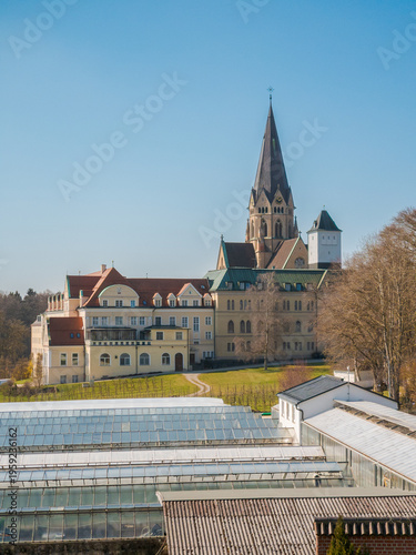 Monastery and archabbey St. Ottilien in Eresing, Upper Bavaria