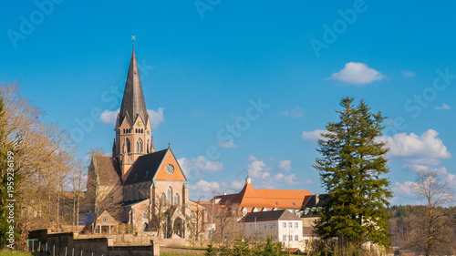 Monastery and archabbey St. Ottilien in Eresing, Upper Bavaria