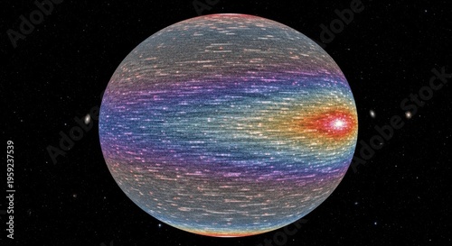 Cosmic Microwave Background Radiation Visualized Across the Universe
