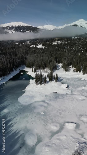 winter in the mountains
