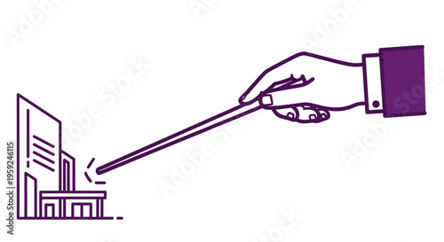 Hand holding burning cigarette lighter.