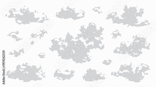 Close-up of Grey Seals Swimming and Resting on Arctic Ice Floes