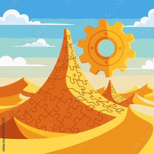 Puzzle Pieces Coming Together Successfully.