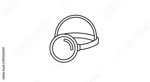 Headband Magnifier with Light for Close-up Work, Detailed Inspection, and Crafting