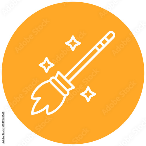 Flying Broom Icon