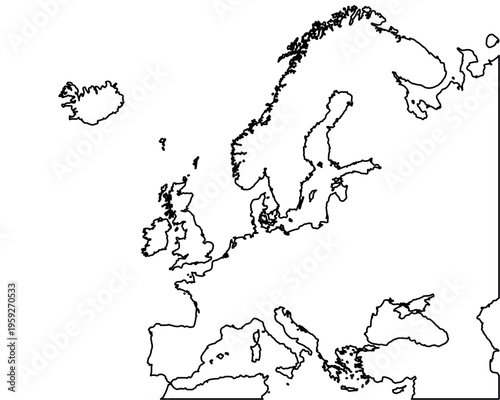 Karte von Europa