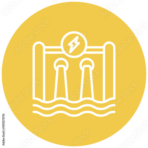 Hydroelectricity Icon
