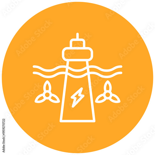 Tidal Power Icon
