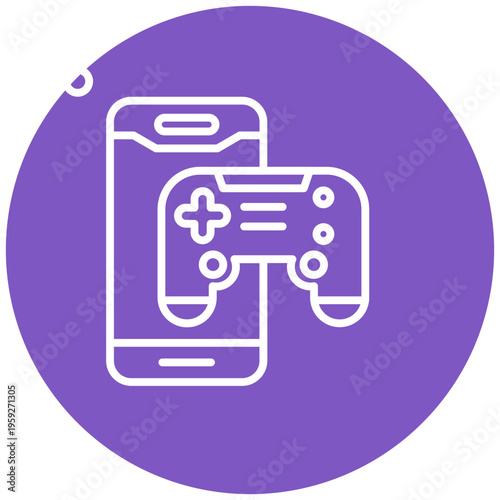 Mobile Gaming Icon