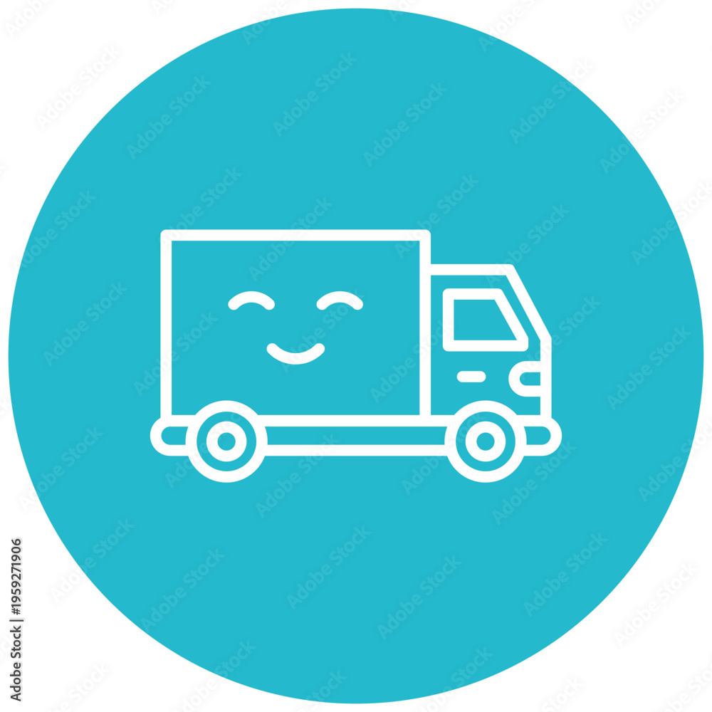 Fototapeta premium Truck Icon