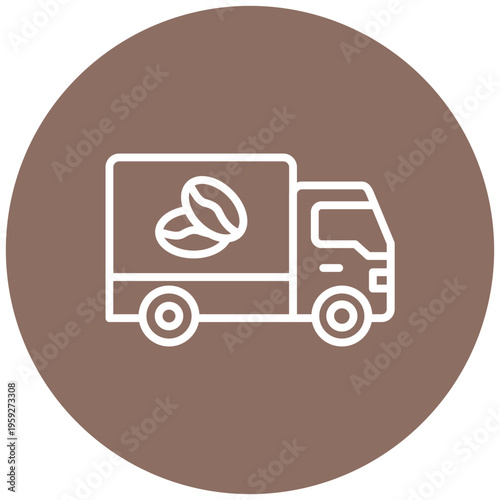 Coffee Truck Icon