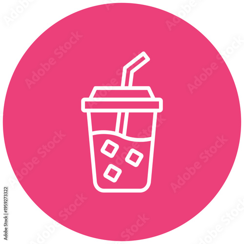 Cold Coffee Icon