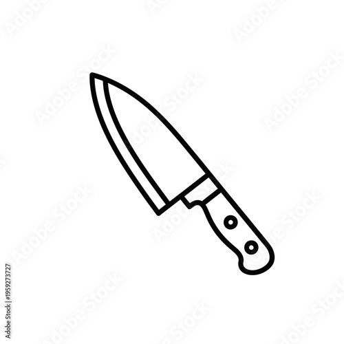 Stylish Kitchen Knife Cutting Tool for Food Preparation and Cooking