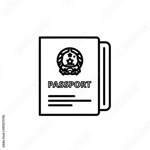 Travel and Passport Document for International Journey Preparation